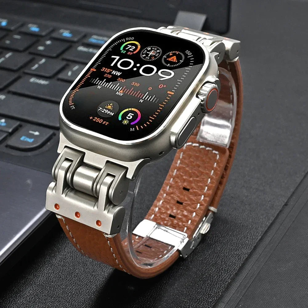 Monaco™ | Leather Apple Watch Strap