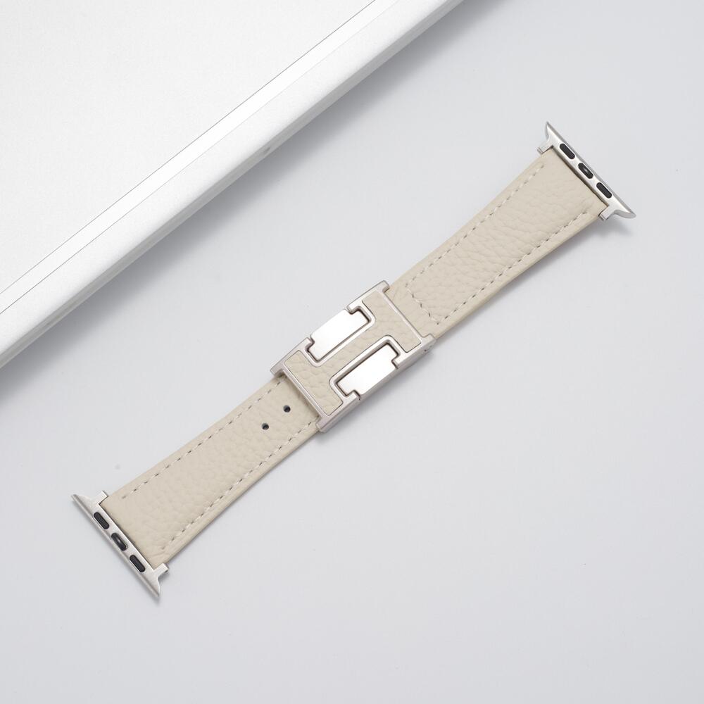 H™ - Leather Magnetic Buckle Strap for Apple Watch