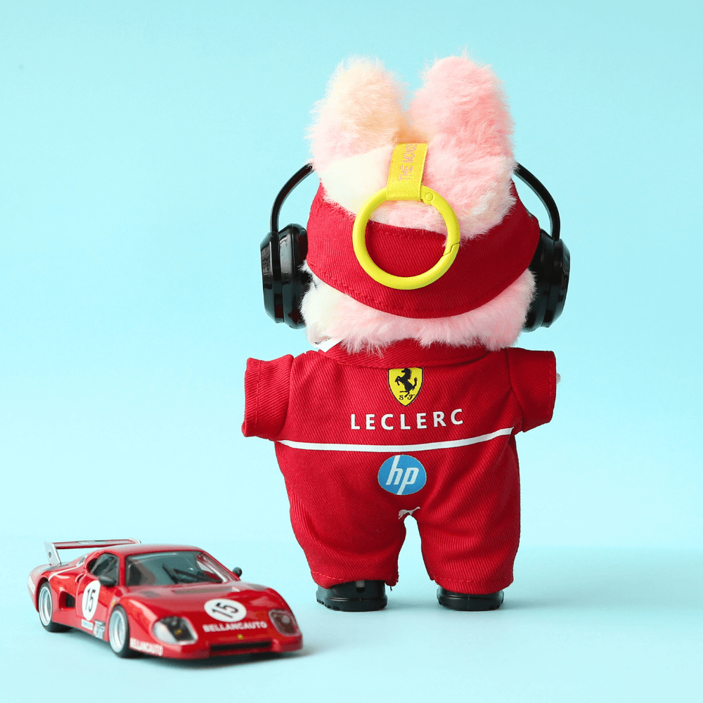 Speed Legend Racing Suit, Suit & Cap- Labubu Clothes