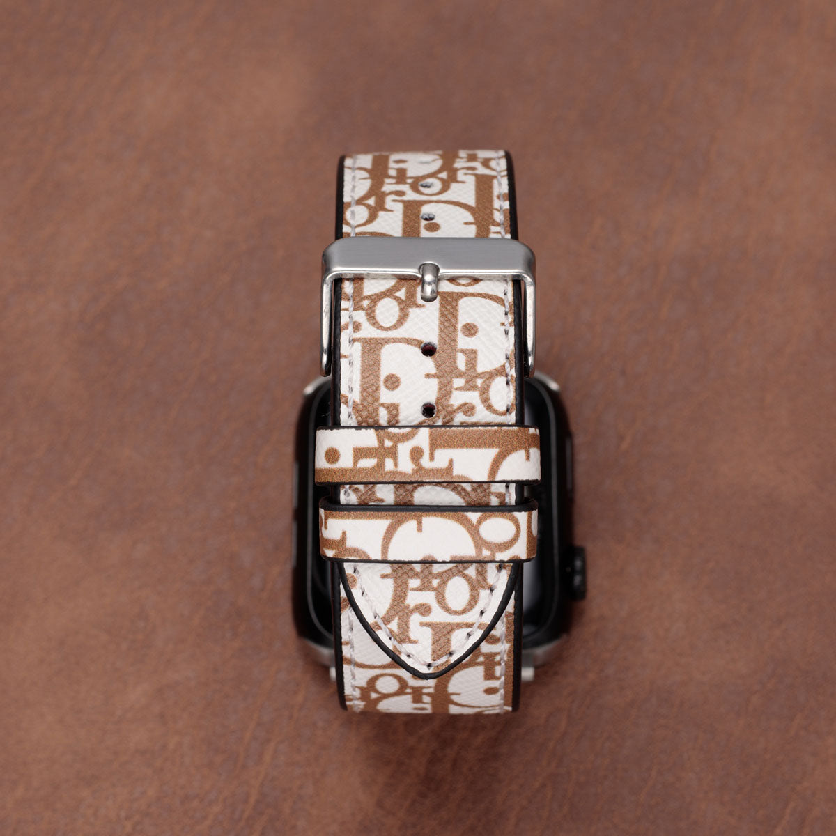 "D" Premium Handmade Leather Band For Apple Watch