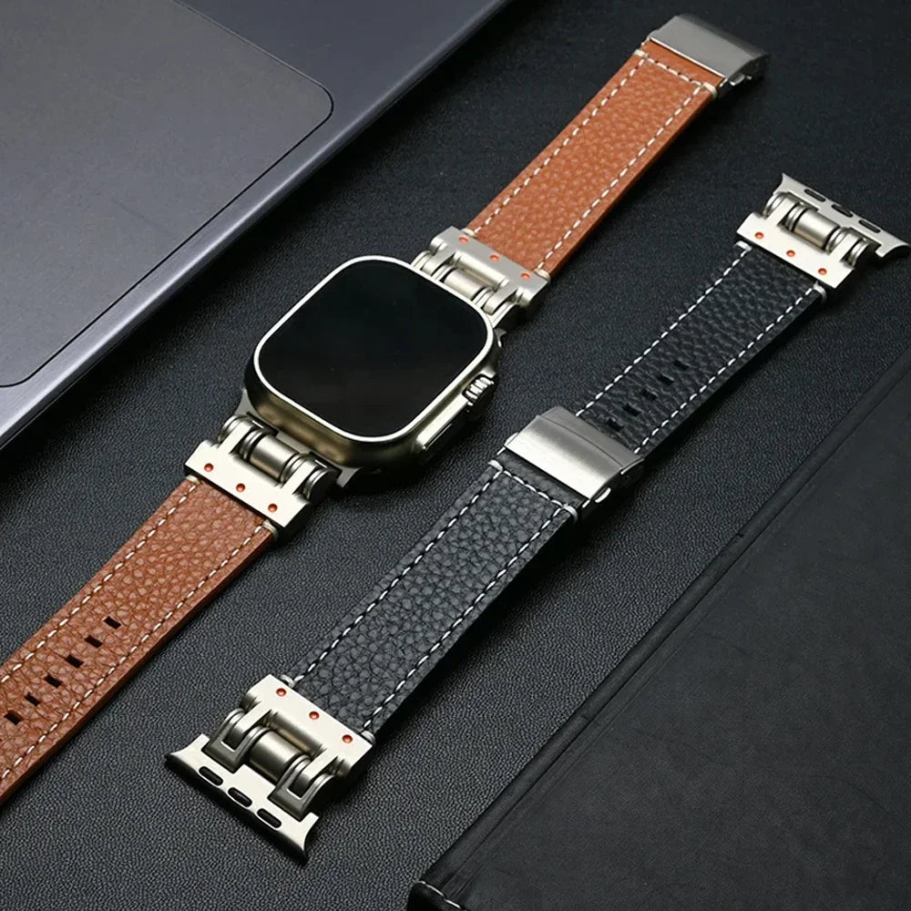 Monaco™ | Leather Apple Watch Strap