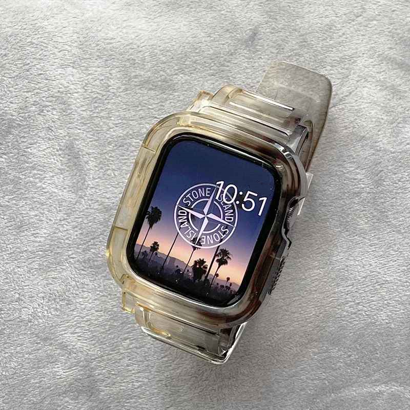 Ventura™┃Transparent Gradient Strap & Case For Apple Watch