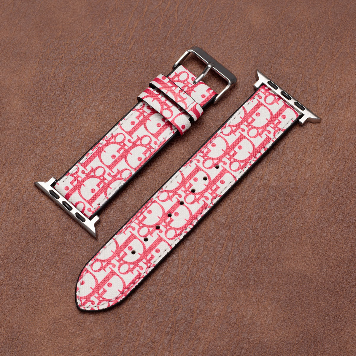 "D" Premium Handmade Leather Band For Apple Watch
