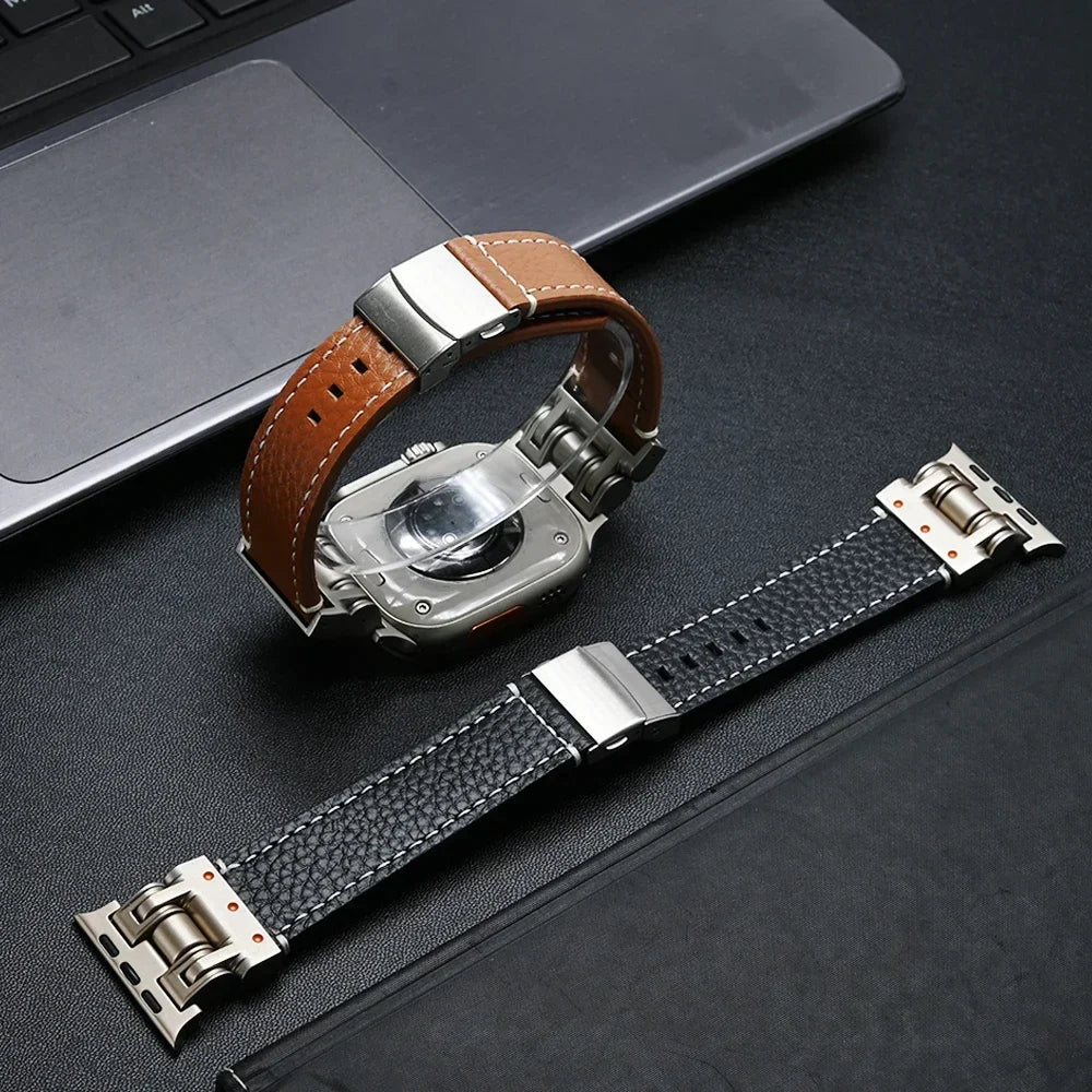 Monaco™ | Leather Apple Watch Strap
