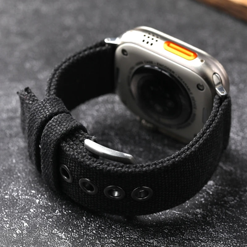 Voyage™ | Military Canvas Apple Watch Strap