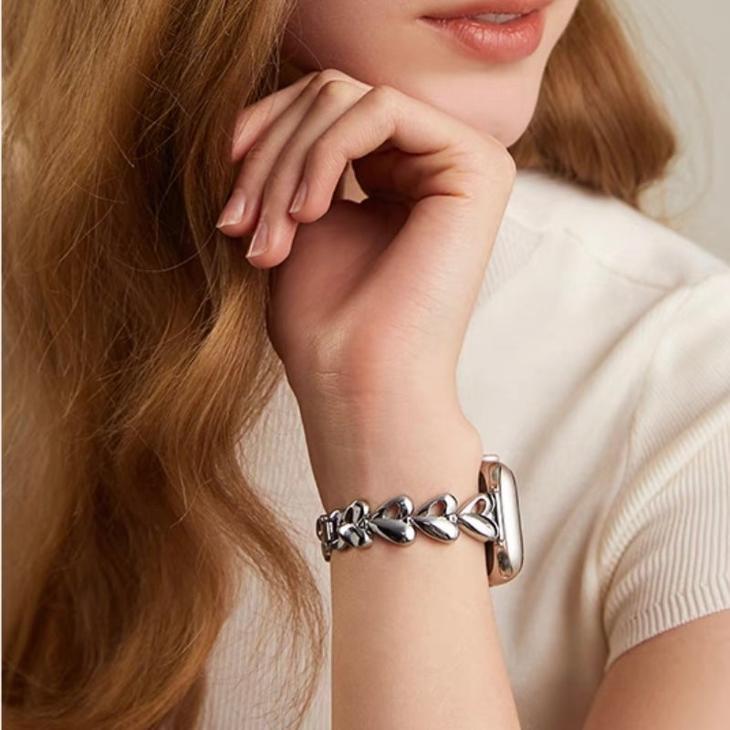 Lovish™ – Poliertes Love-Uhrenarmband