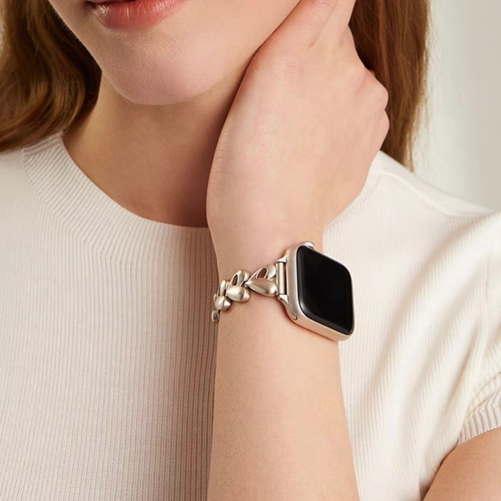 Lovish™ – Poliertes Love-Uhrenarmband
