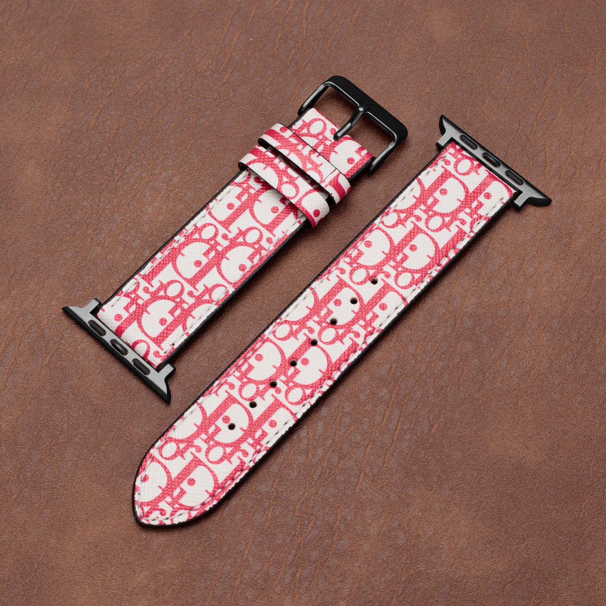 "D" Premium Handmade Leather Band For Apple Watch
