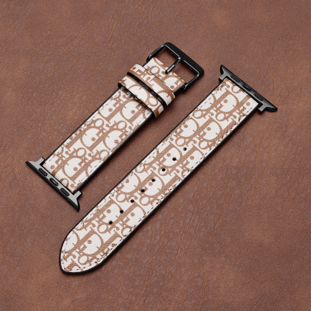 "D" Premium Handmade Leather Band For Apple Watch