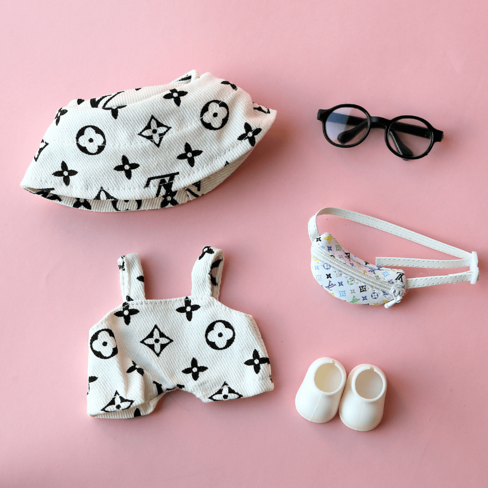 Mini Vuitton Monogram Set - Labubu Clothes