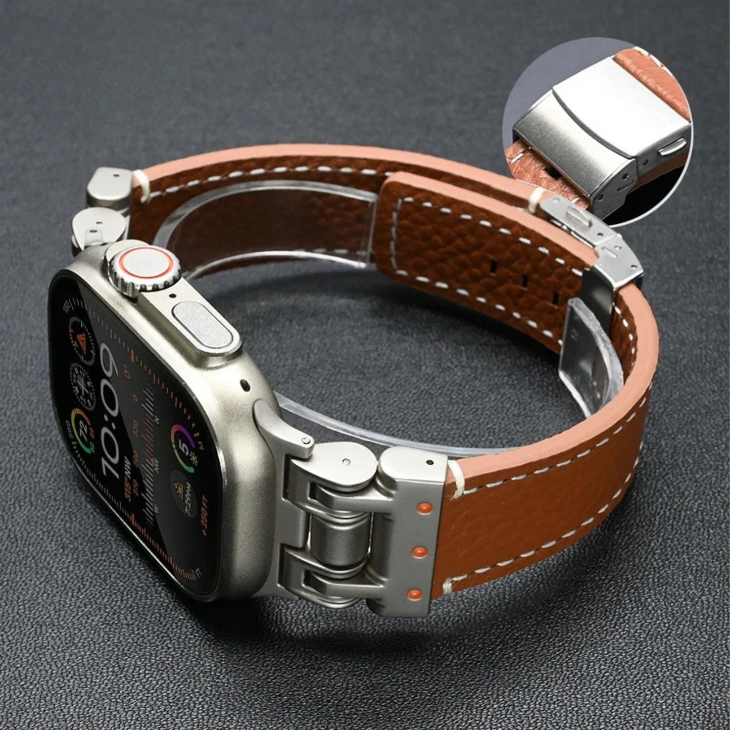 Monaco™ | Leather Apple Watch Strap