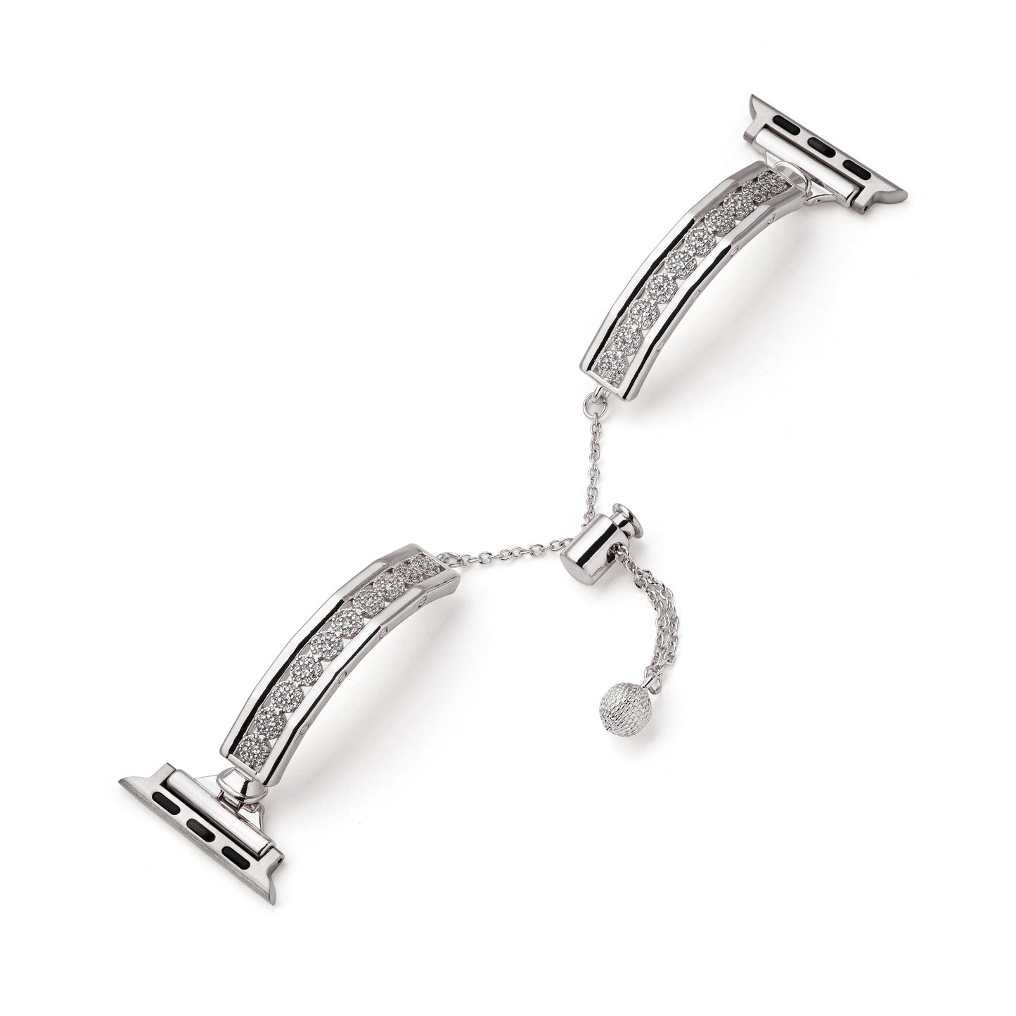 Pavelex™ – Pavé-Kristall-Metallarmband