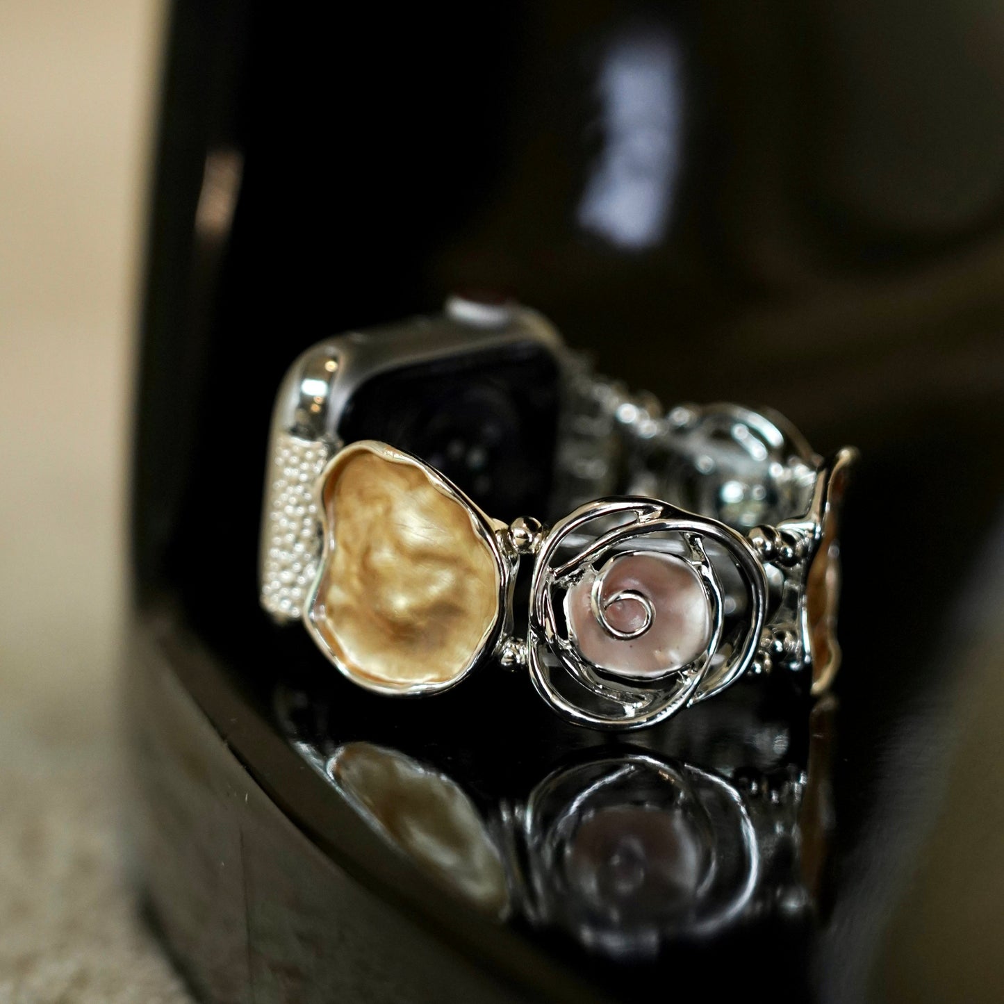 Rosabangle™ – Elastisches Uhrenarmband „Rose Bangle“