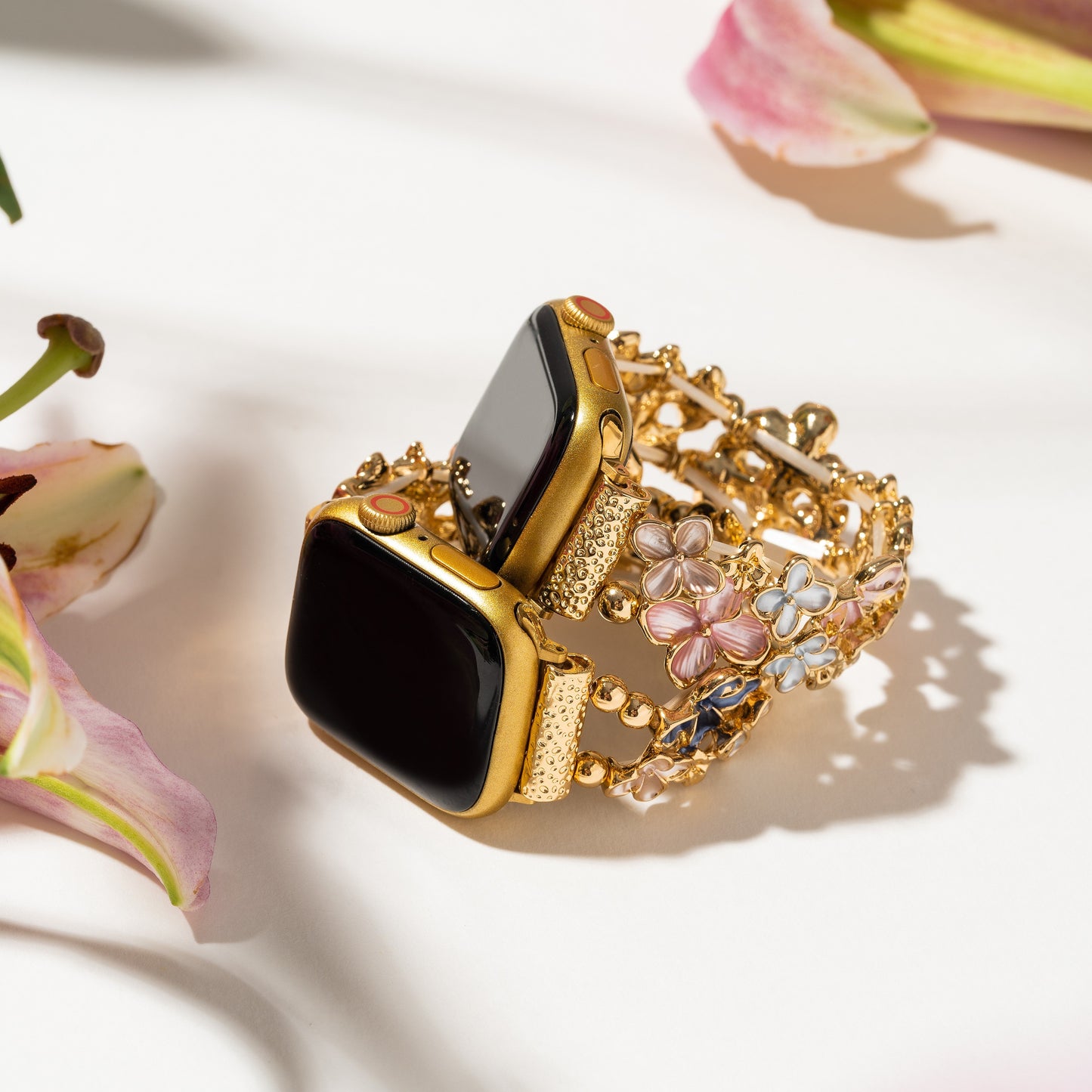 Mari™ - Bloom Elastic Bangle Watch Bracelet