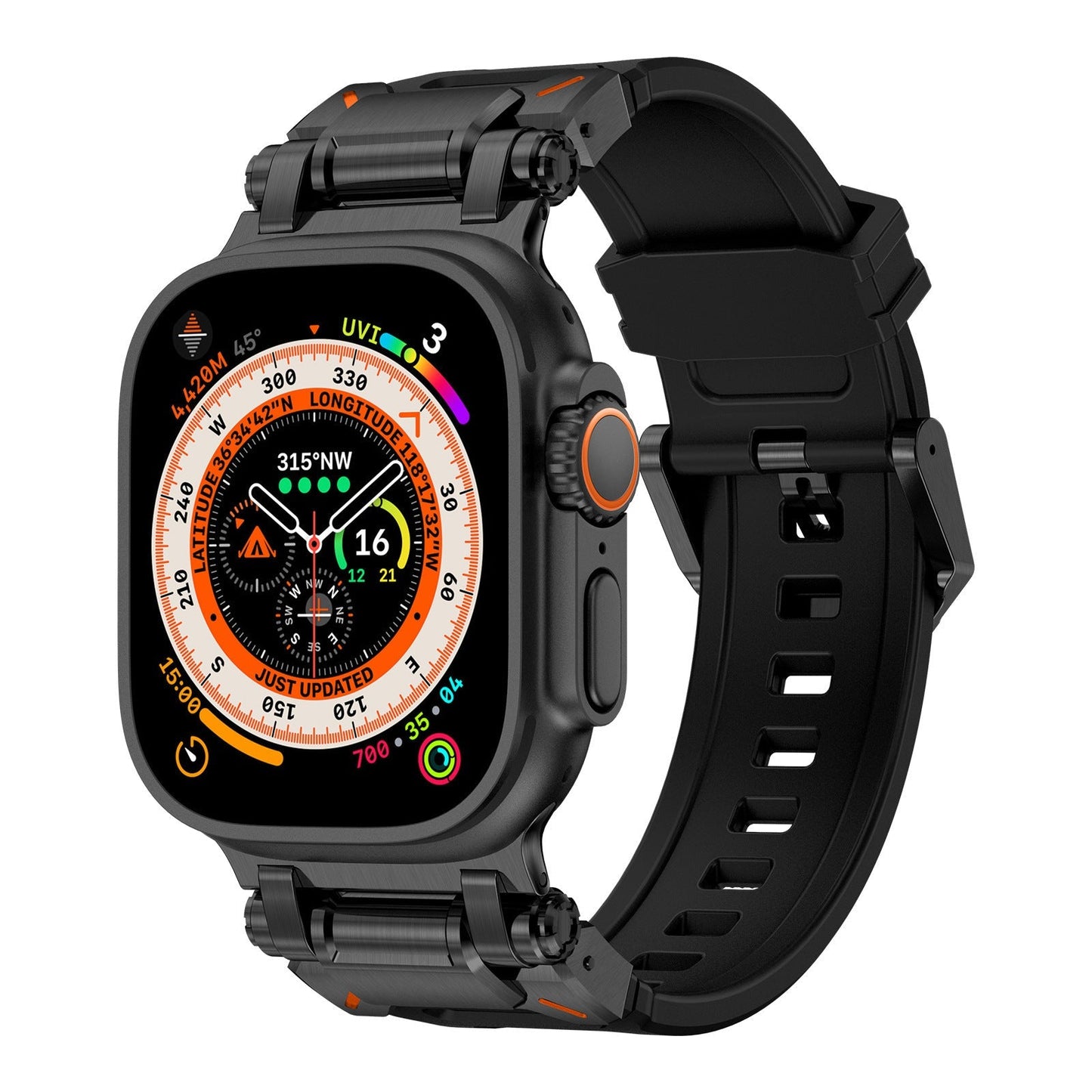 DuraEdge™ - Explorer FKM Rubber Band For Apple Watch