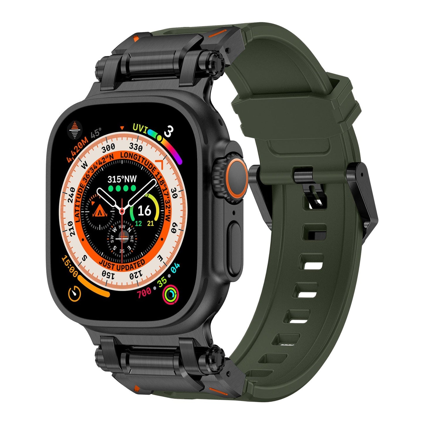 DuraEdge™ - Explorer FKM Rubber Band For Apple Watch