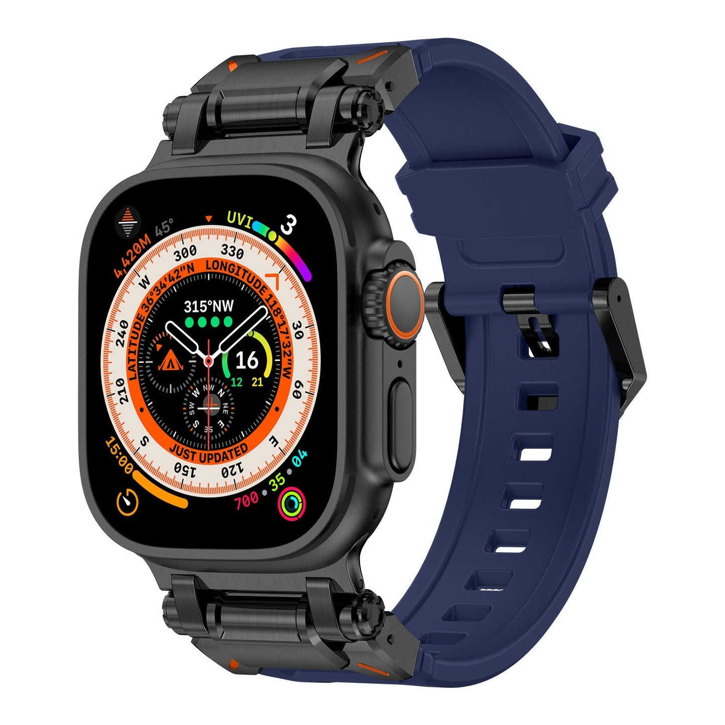 DuraEdge™ - Explorer FKM Rubber Band For Apple Watch