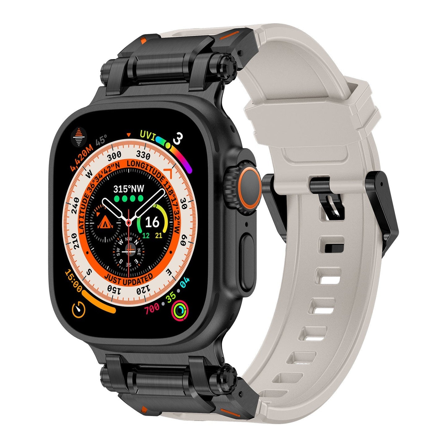 DuraEdge™ - Explorer FKM Rubber Band For Apple Watch