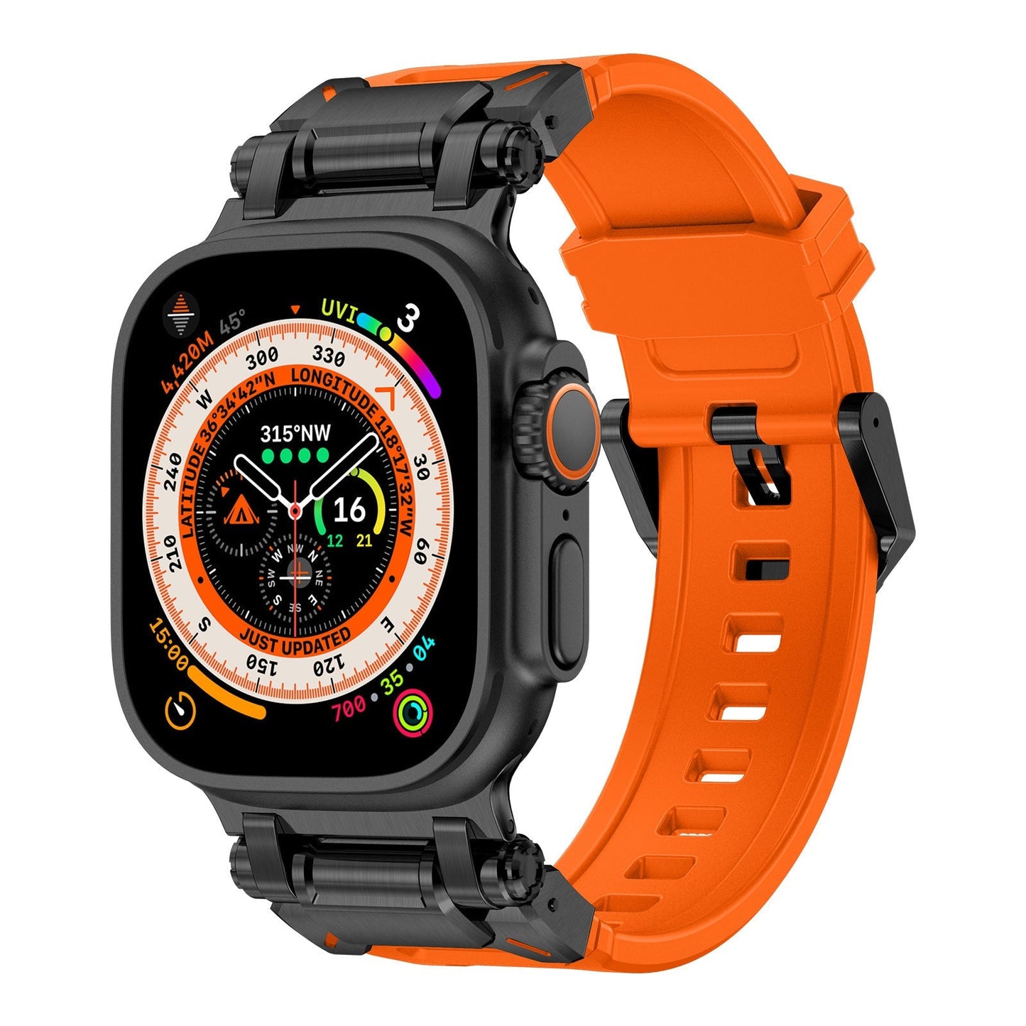 DuraEdge™ - Explorer FKM Rubber Band For Apple Watch