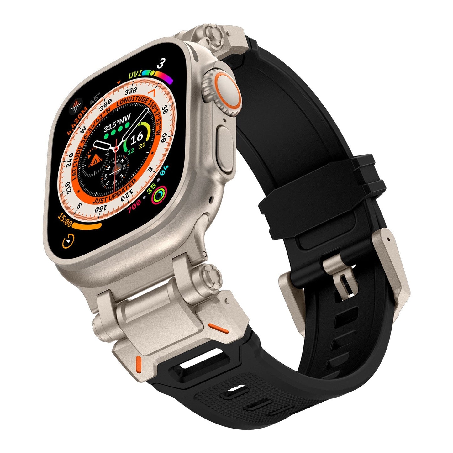 DuraEdge™ - Explorer FKM Rubber Band For Apple Watch
