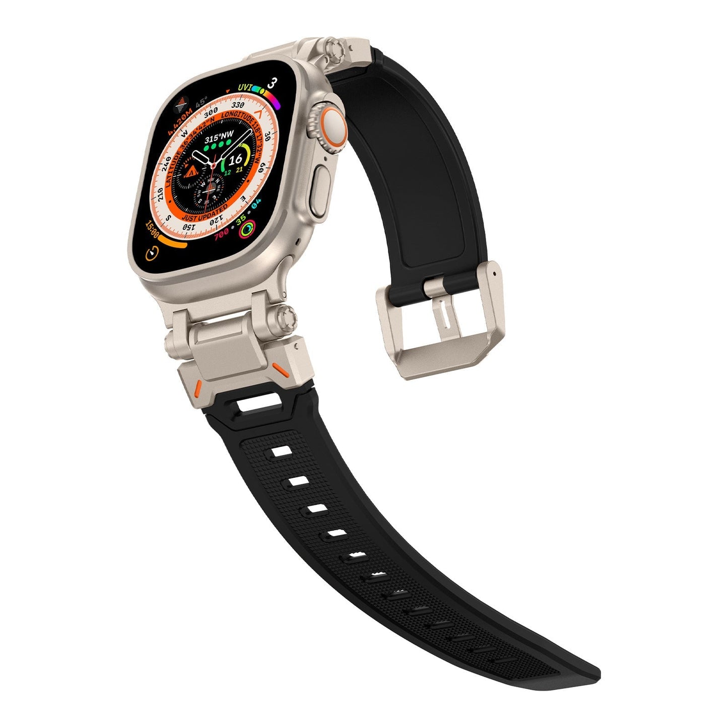 DuraEdge™ - Explorer FKM Rubber Band For Apple Watch