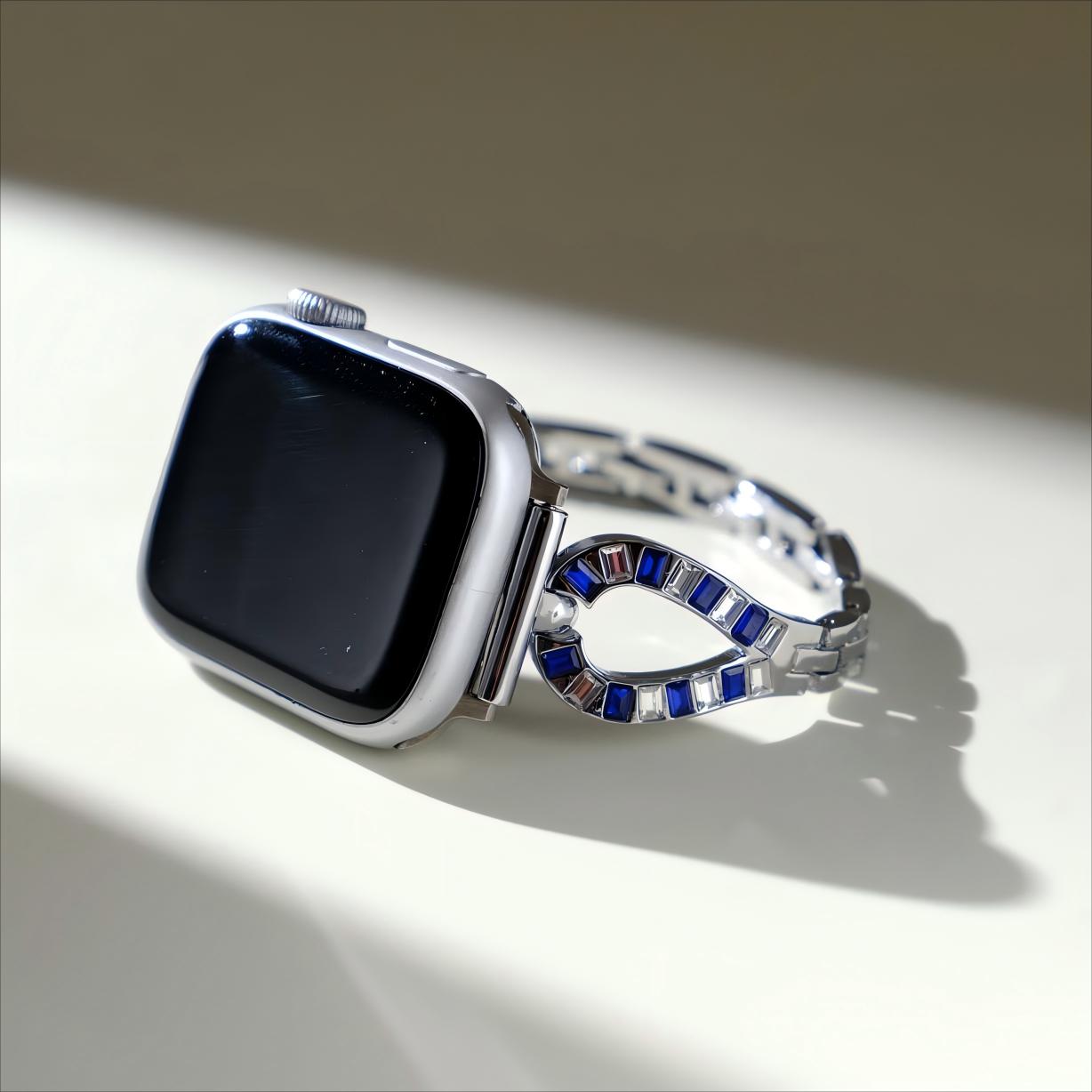 Zirvella™ – Luxuriöses, schmales Zirkon-Uhrenarmband