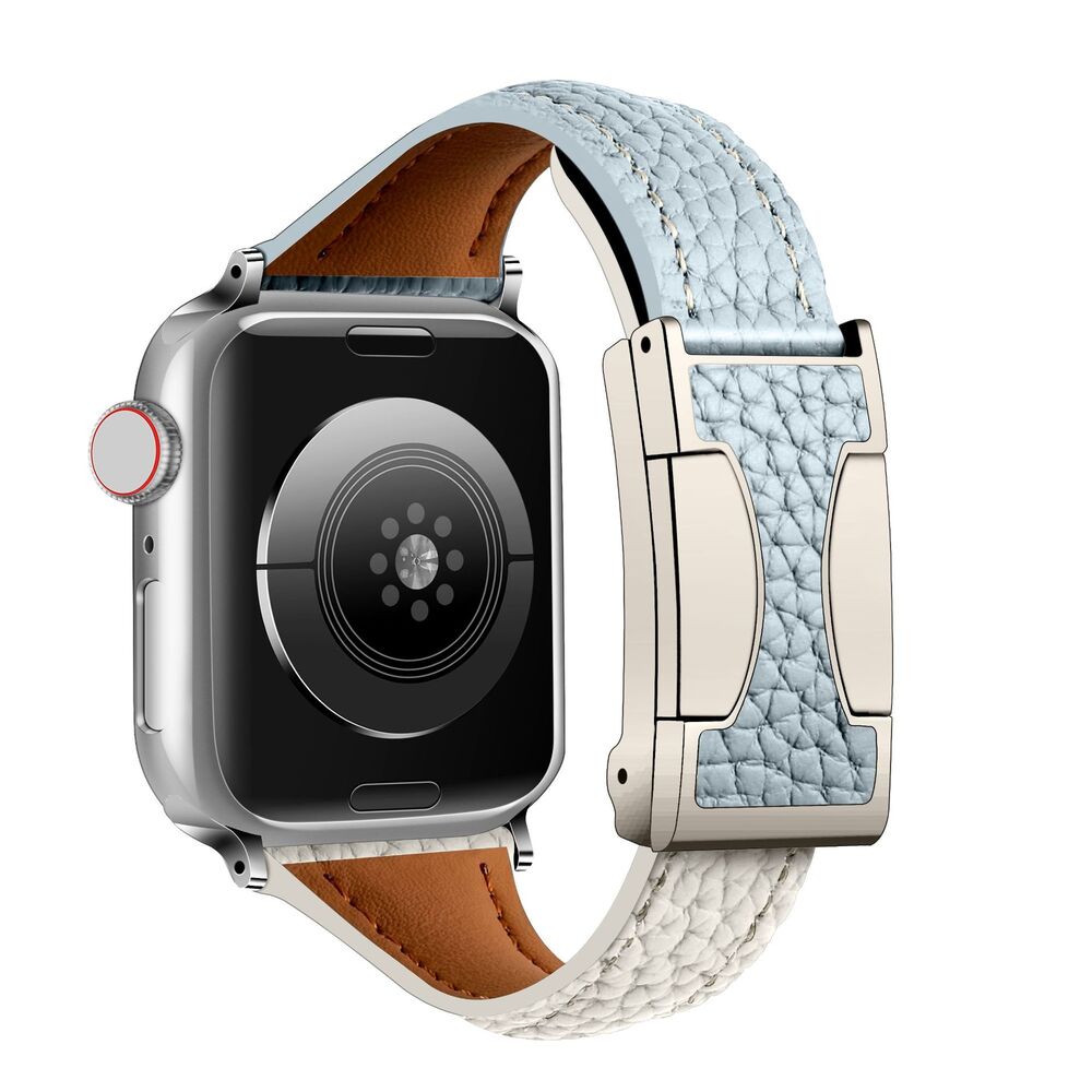 Eloro™ – Leather Magnetic Buckle Strap For Apple Watch