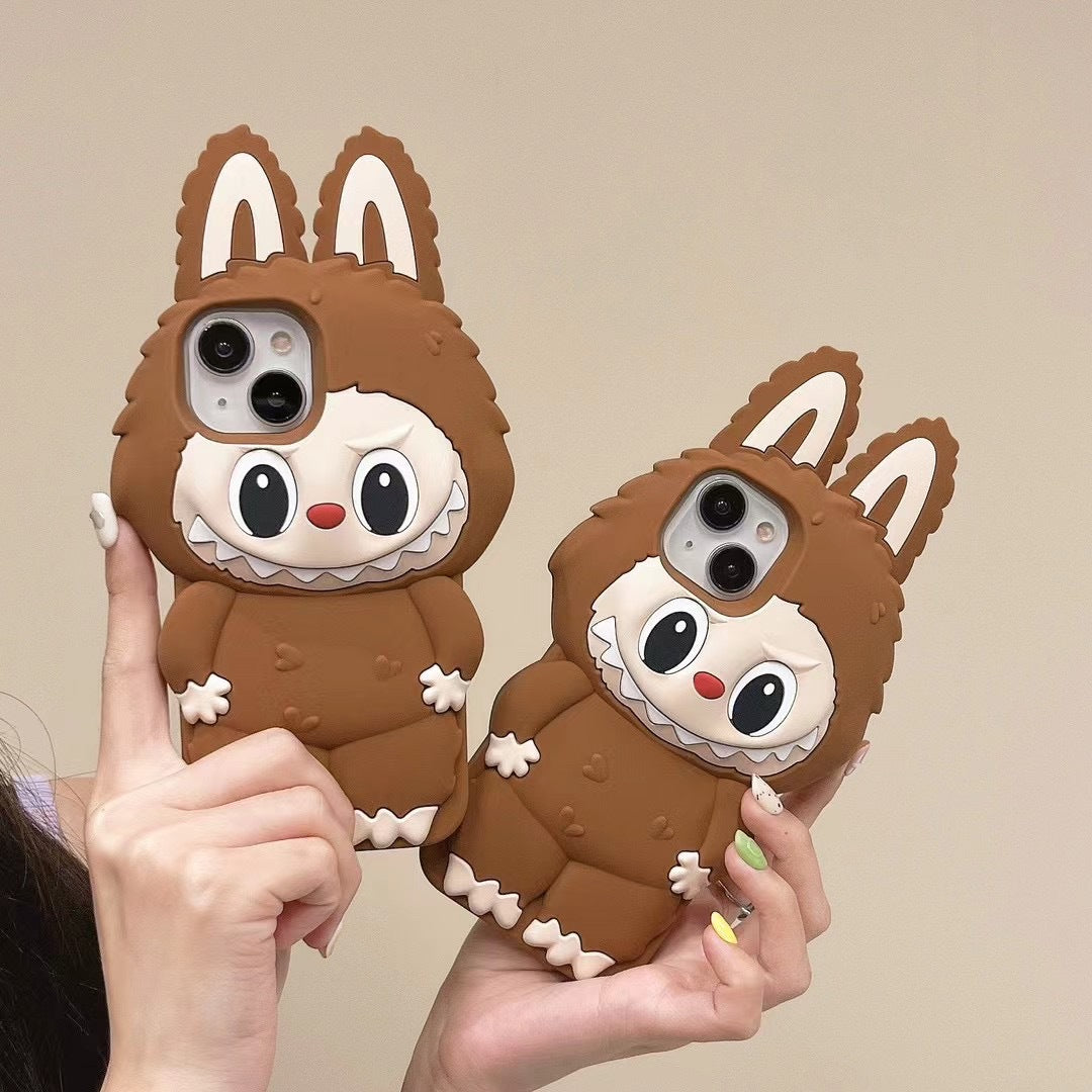 "Brown Labubu" Premium iPhone Case