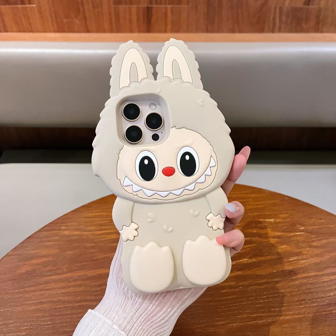 "Beige Labubu" Premium iPhone Case