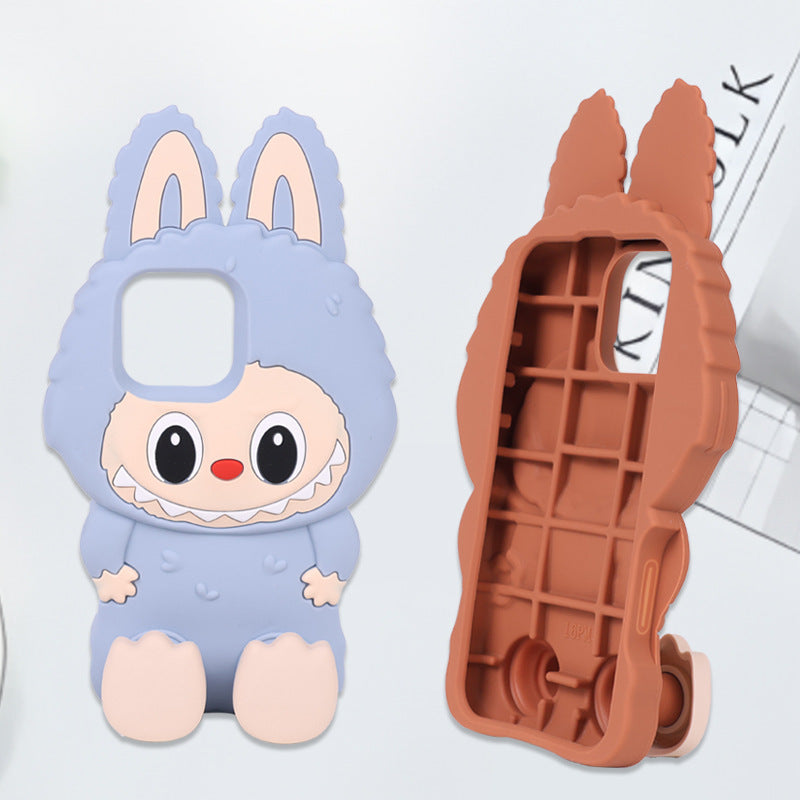 "Blue Labubu" Premium iPhone Case