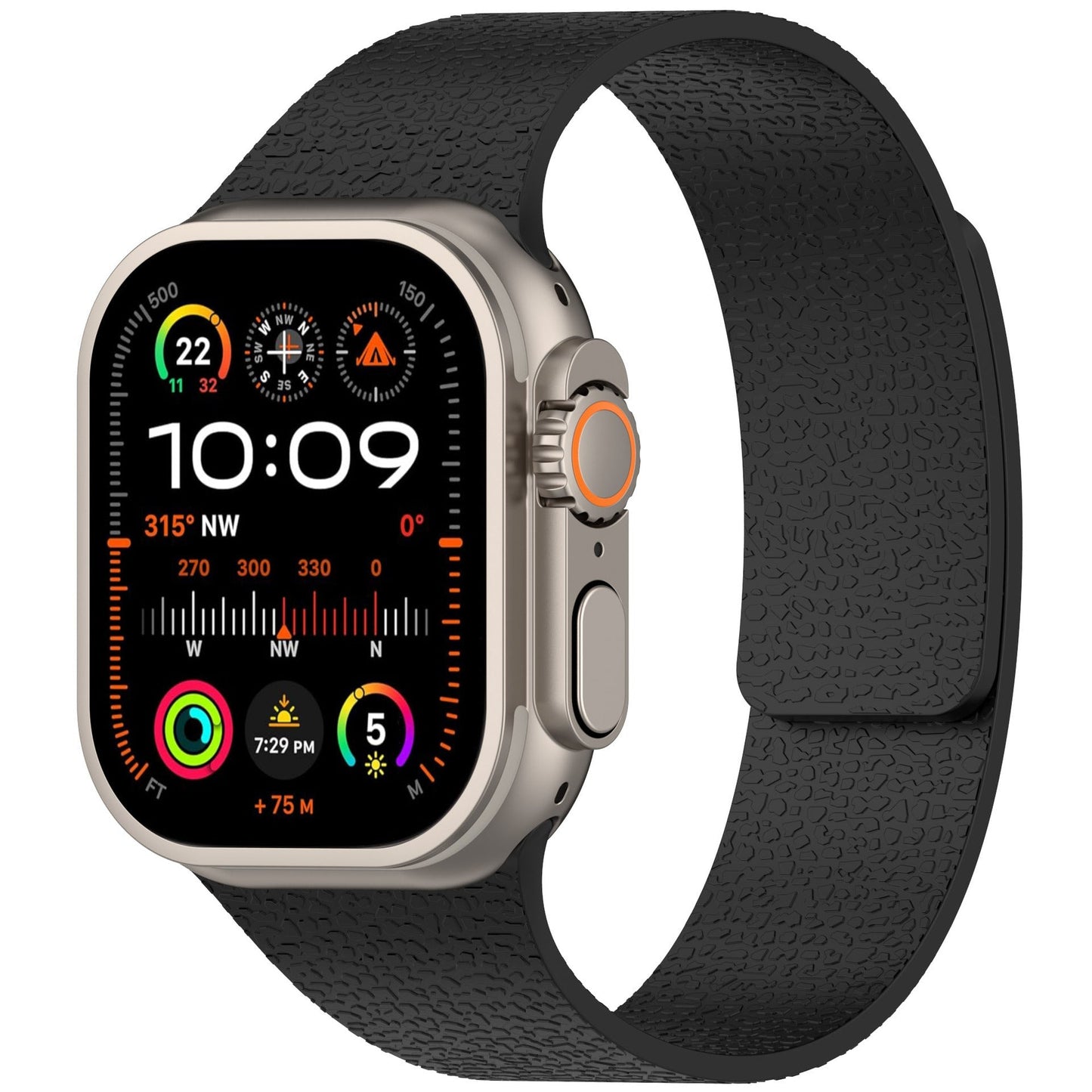 Dravo™ – Magnetic Textured Silicone Strap For Apple Watch