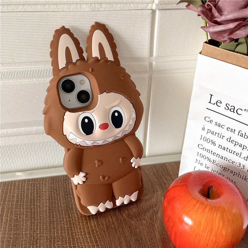 "Brown Labubu" Premium iPhone Case
