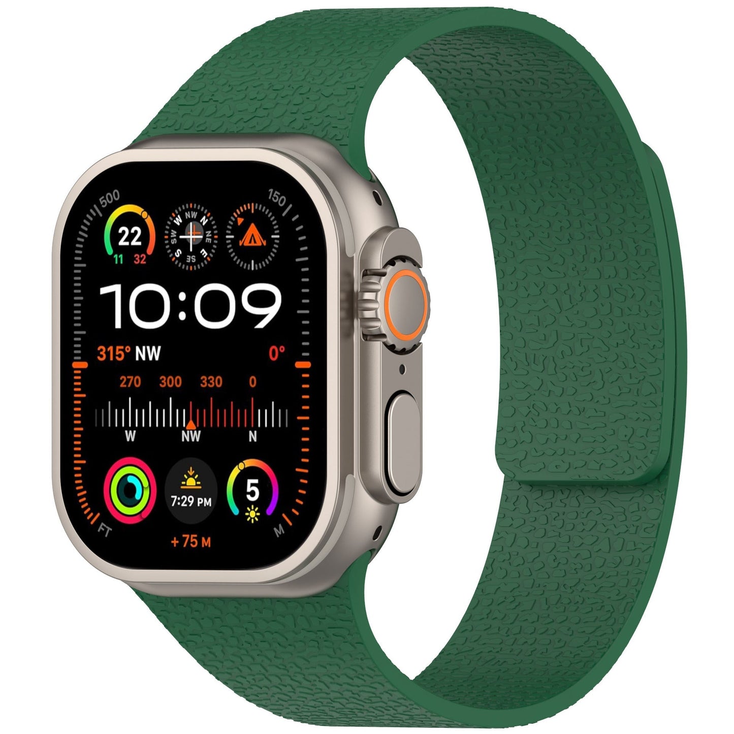 Dravo™ – Magnetic Textured Silicone Strap For Apple Watch