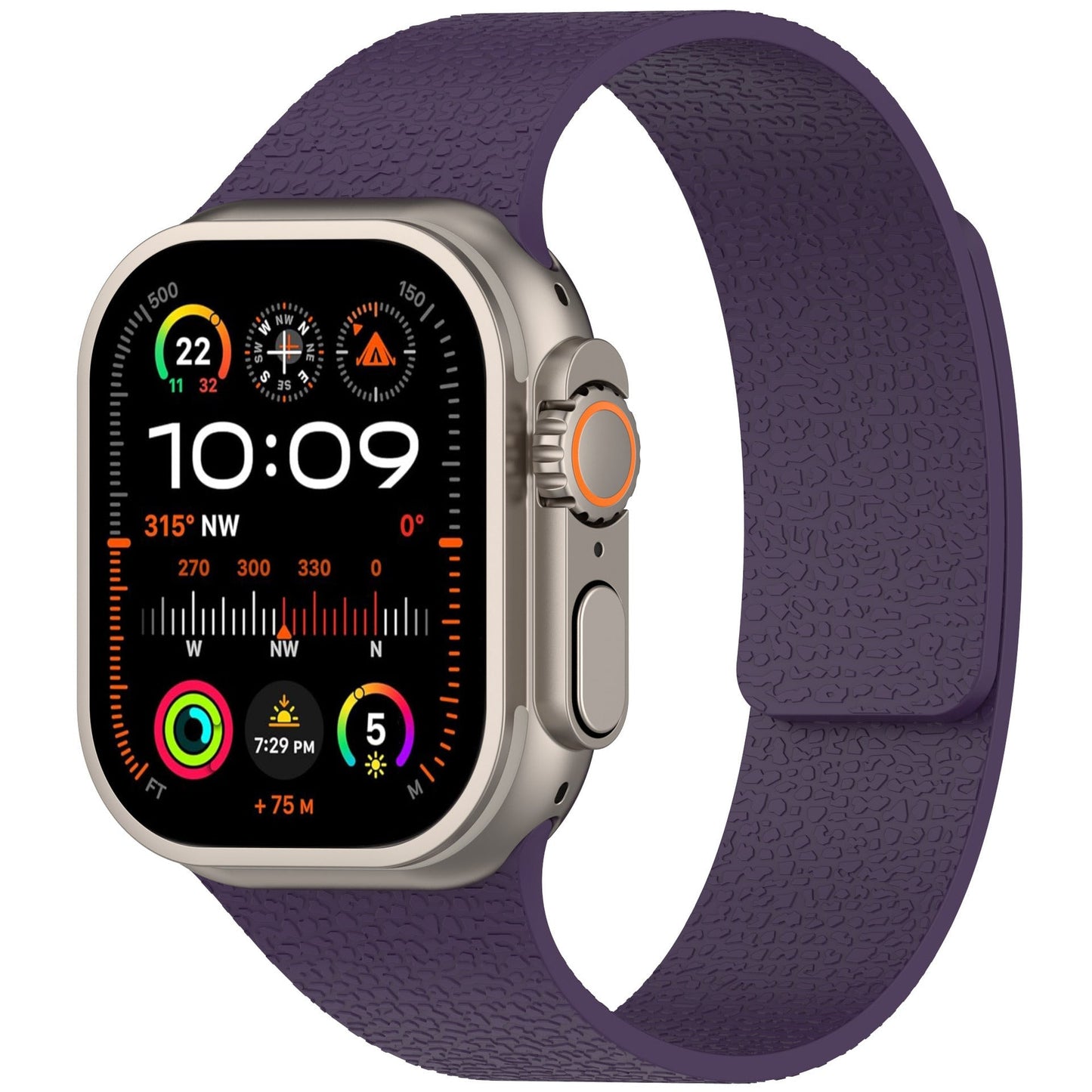 Dravo™ – Magnetic Textured Silicone Strap For Apple Watch