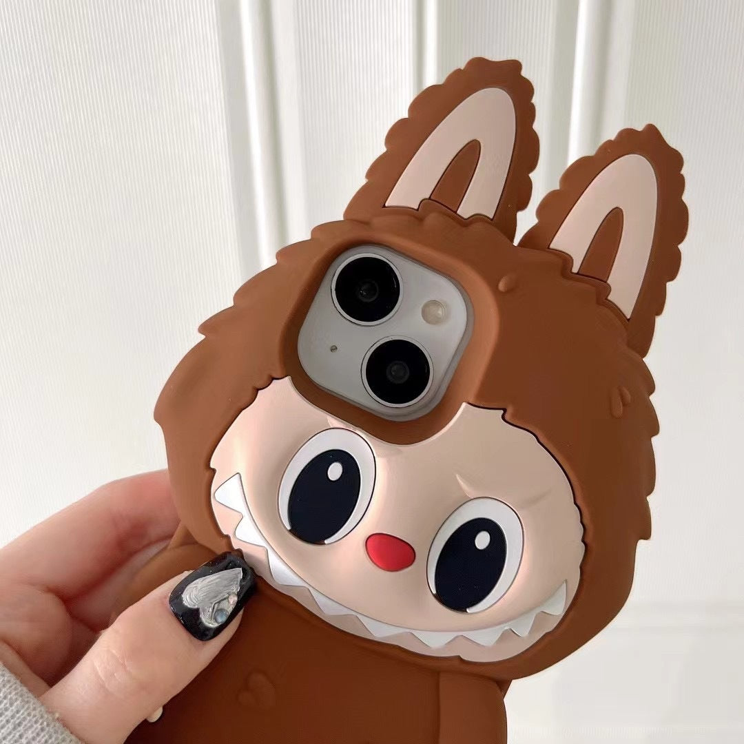 "Brown Labubu" Premium iPhone Case