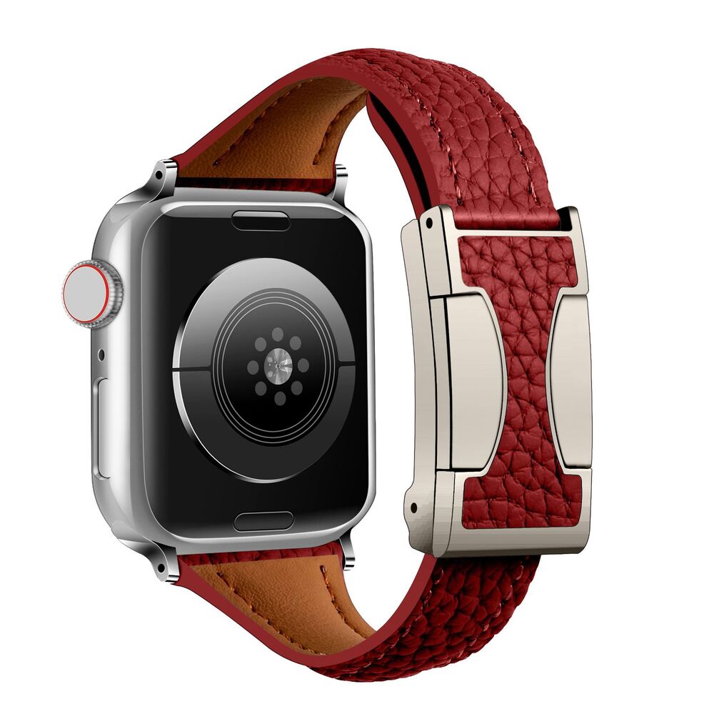 Eloro™ – Leather Magnetic Buckle Strap For Apple Watch