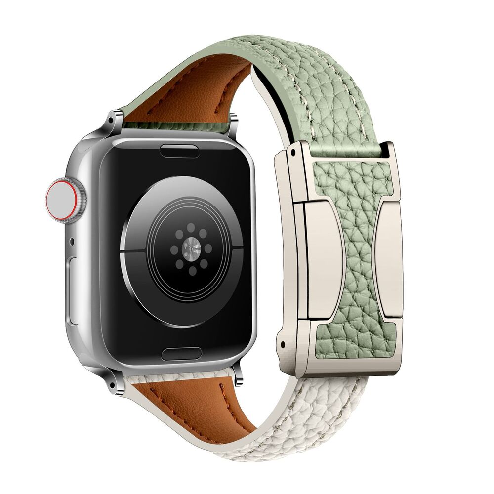 Eloro™ – Leather Magnetic Buckle Strap For Apple Watch