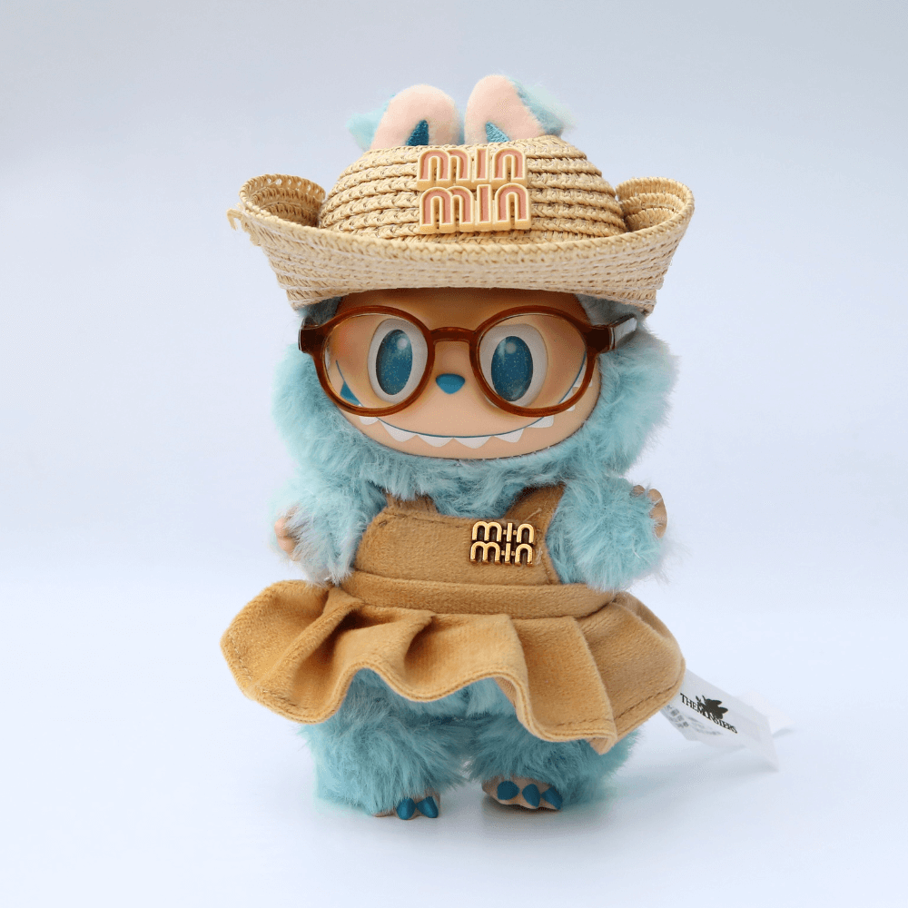 Mini Miu Denim Set - 6.7″ Labubu Fashion Clothes