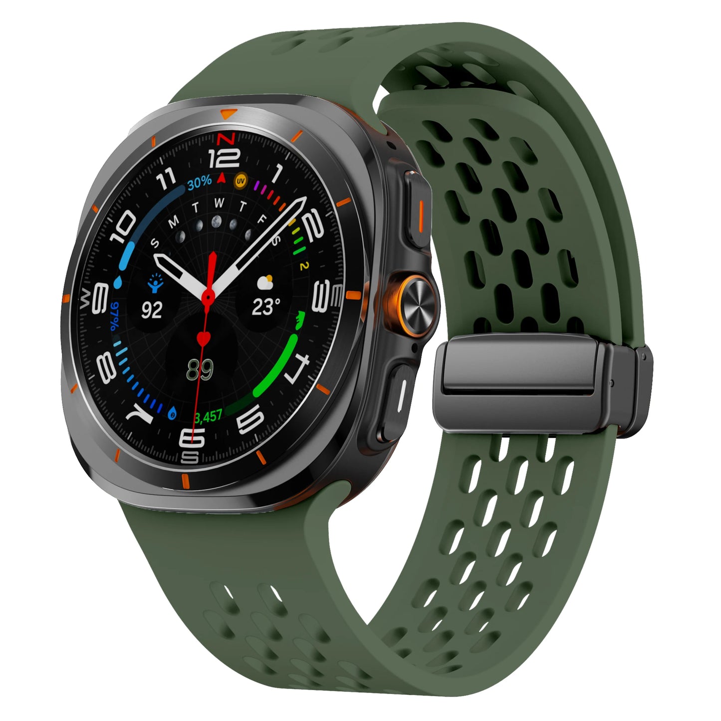 Magnetix™ – 20/22mm Magnetic Silicone Strap for Samsung Galaxy Watch 4/5/6/7, Classic