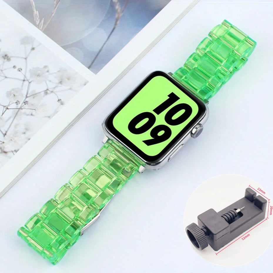 Clario™ - Resin Watch Strap For Apple Watch