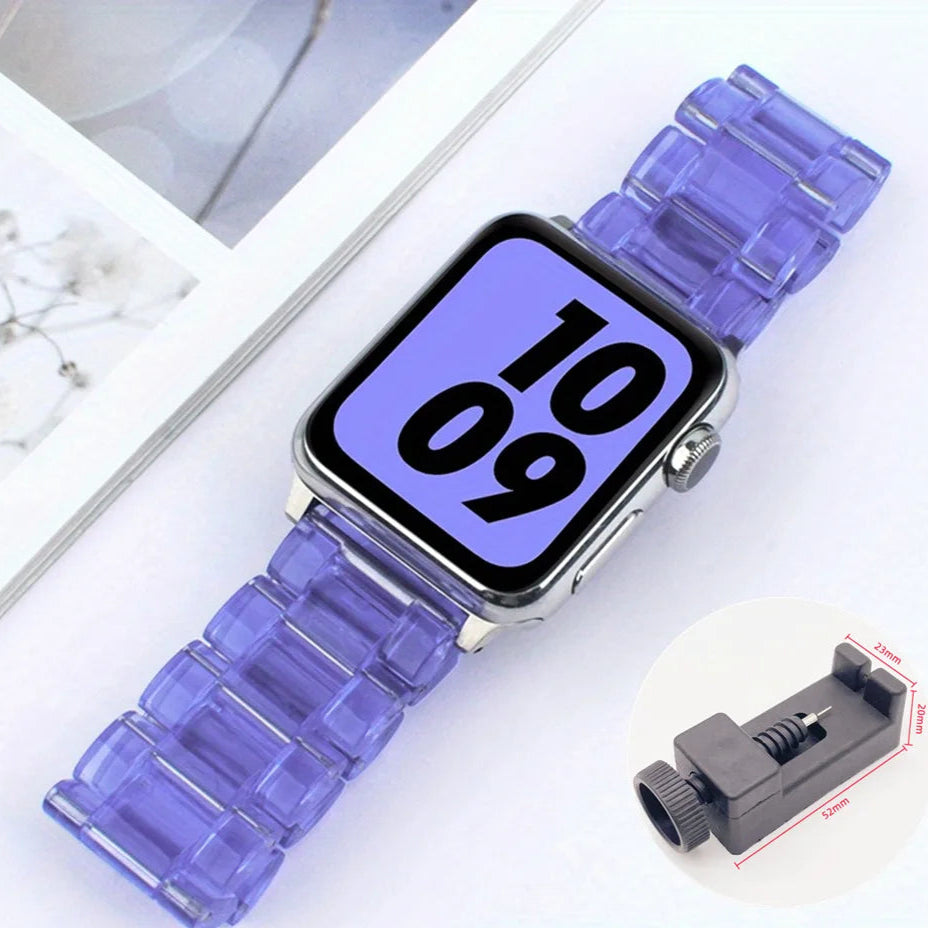 Clario™ - Resin Watch Strap For Apple Watch