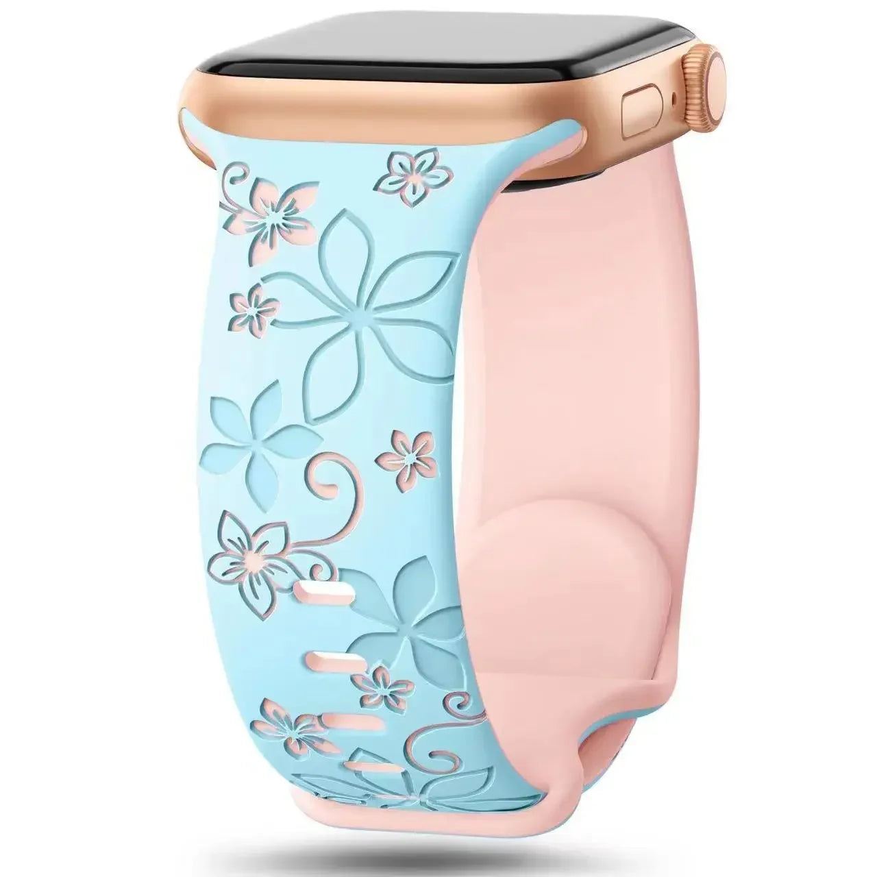 Narei™ - Engraved Silicone Strap for Apple Watch