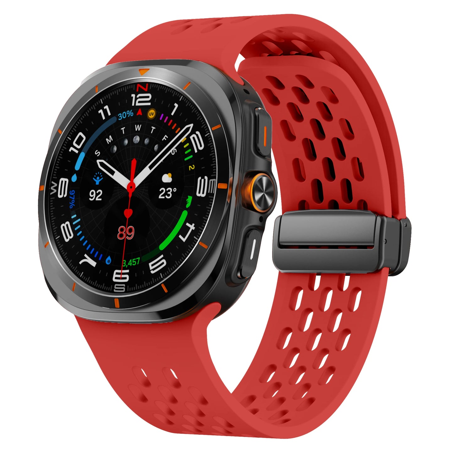 Magnetix™ – 20/22mm Magnetic Silicone Strap for Samsung Galaxy Watch 4/5/6/7, Classic