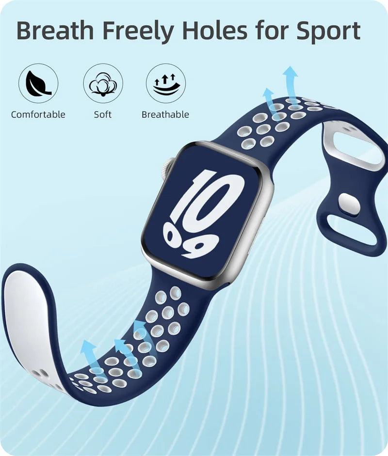 Barcelona™ | Silicone Sport Band For Apple Watch