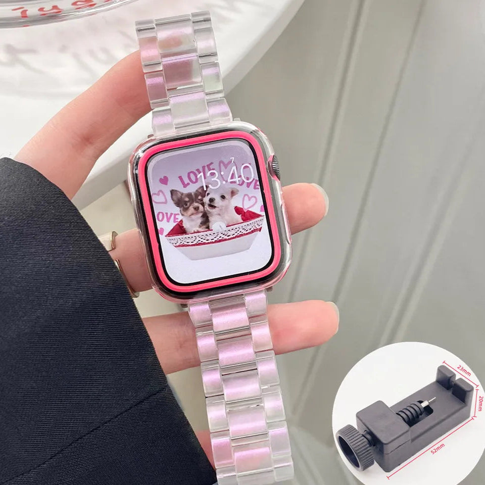 Clario™ - Resin Watch Strap For Apple Watch