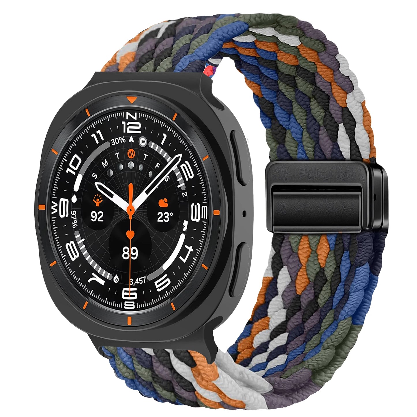 BraidMag™ – Magnetic Braided Nylon Strap for Samsung Galaxy Watch 8 & Classic