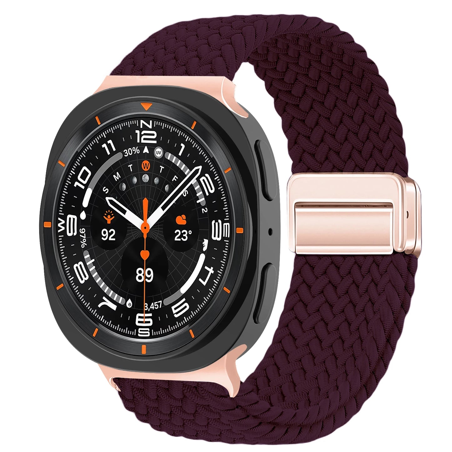 BraidMag™ – Magnetic Braided Nylon Strap for Samsung Galaxy Watch 8 & Classic