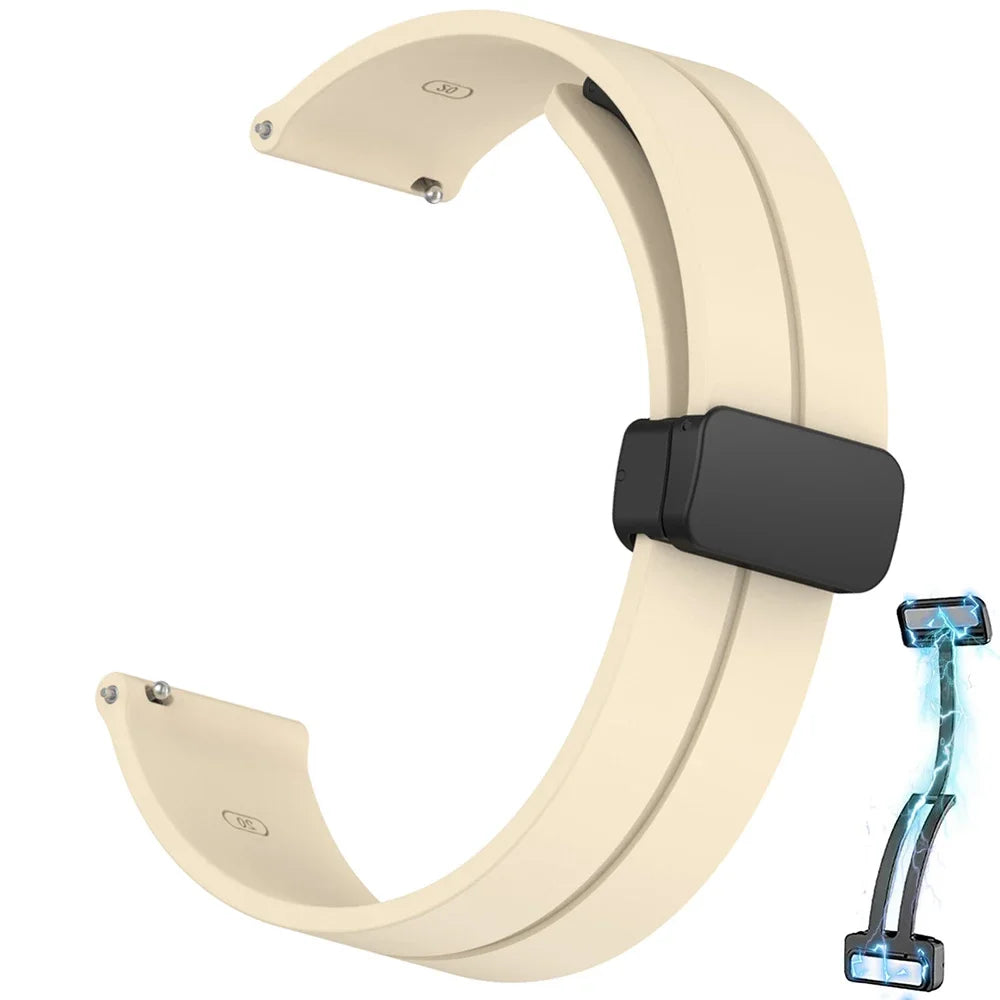 SportMag™ – 20/22mm Silicone Sport Strap with Magnetic Buckle for Samsung Galaxy Watch