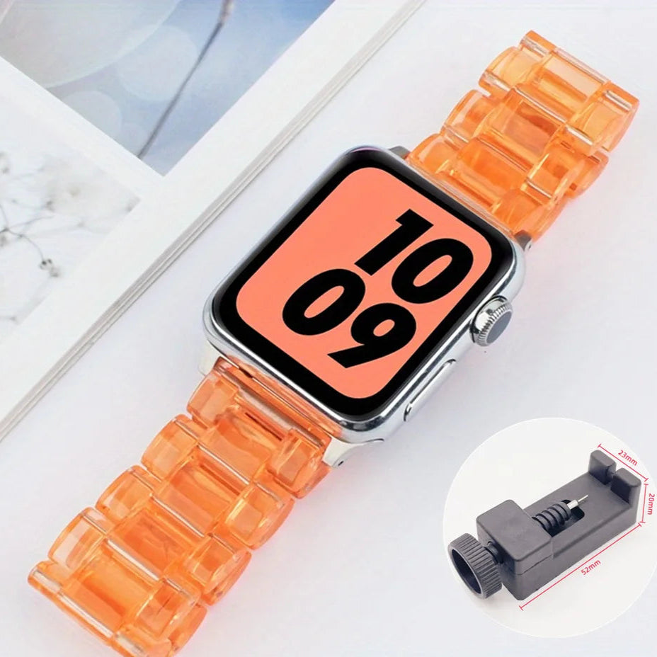 Clario™ - Resin Watch Strap For Apple Watch