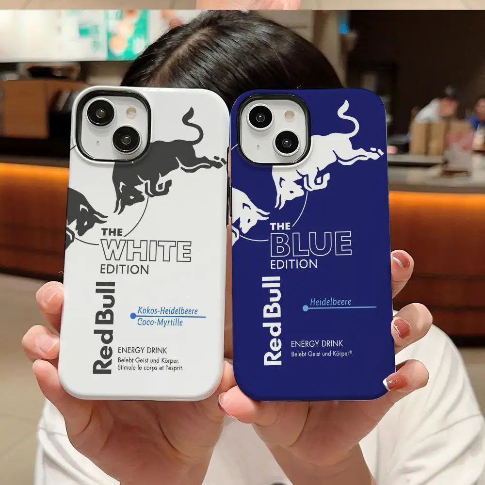 "White Edition" Premium Red Bull iPhone-Hülle